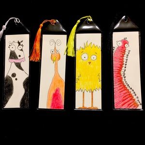 🐥 Whimsical Bookmarks 🐮